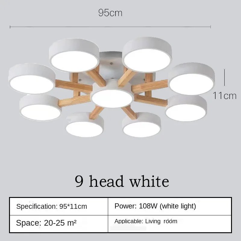 9 head white