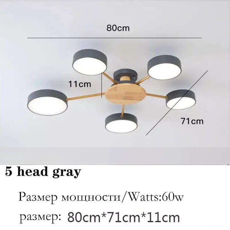 5 heads gray