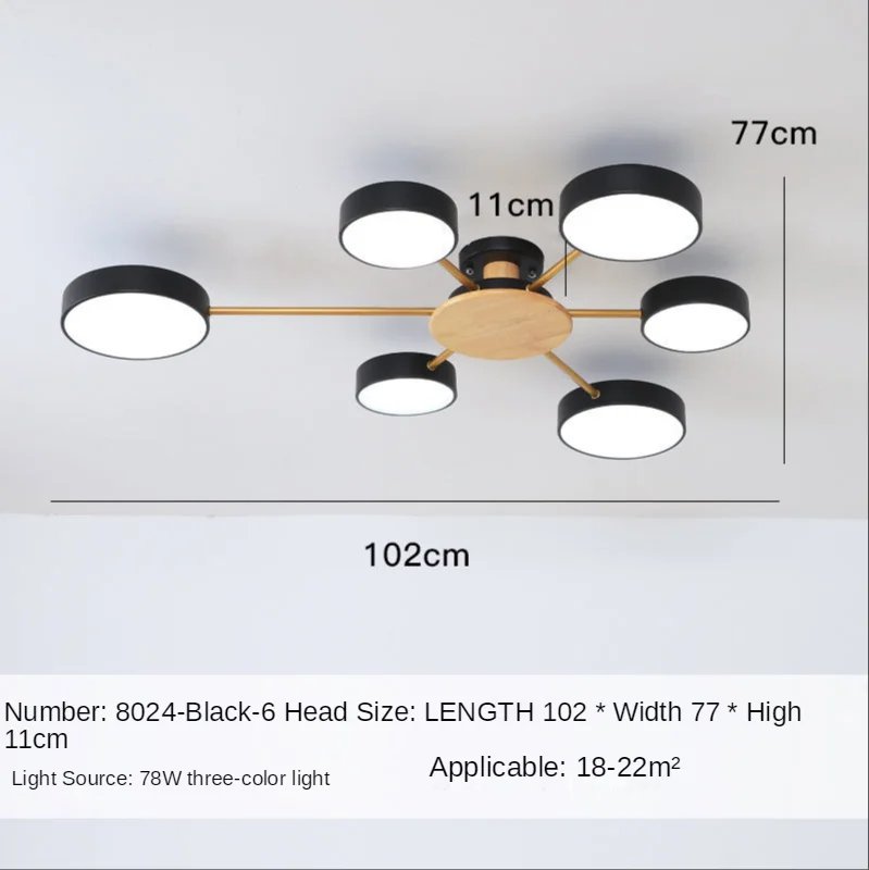 6 heas black
