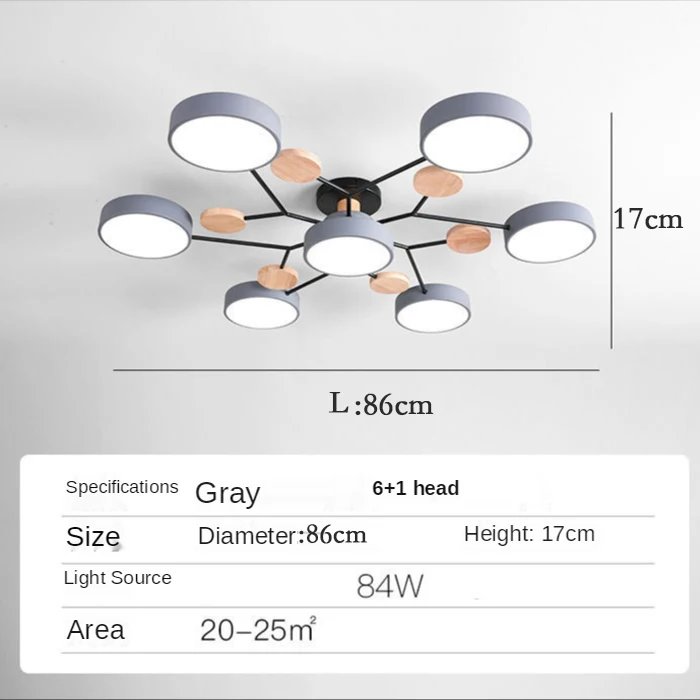 7 head gray