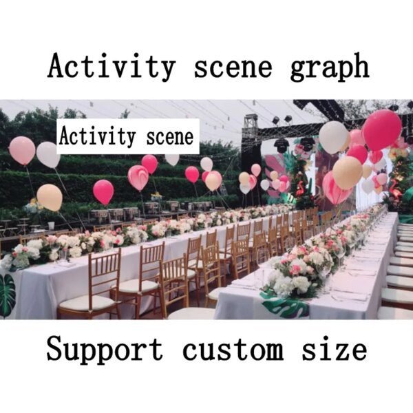 Nappe en tissu blanc surdimensionnée pour table – Mariage, banquet, hôtel