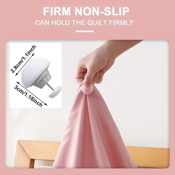4/8/12/16PCS Drap de Lit – Attaches Housse de Couette Anti-dérapant