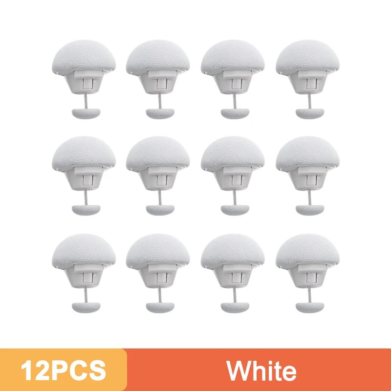 12pcs White