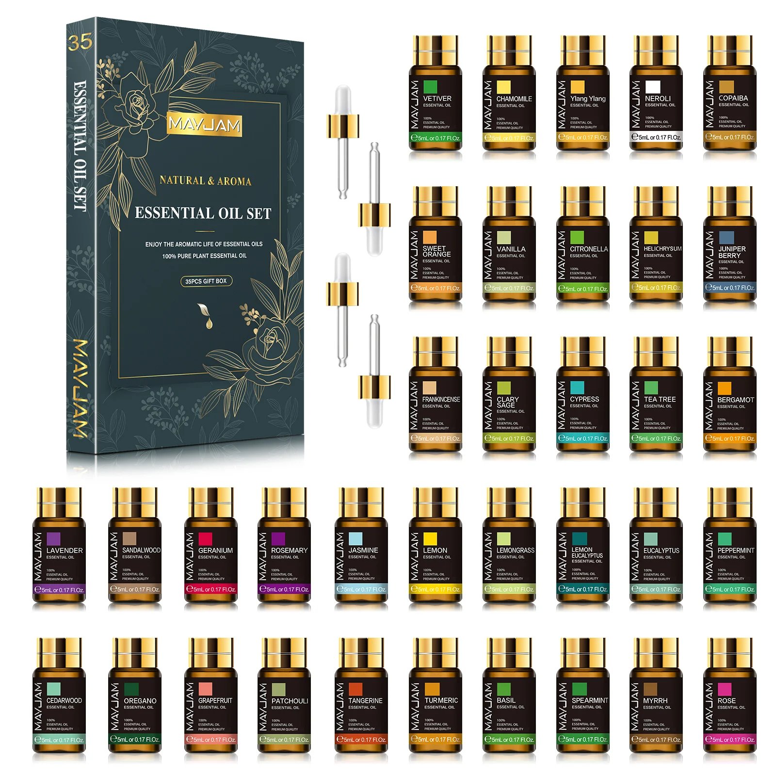35pcs Essential Oils