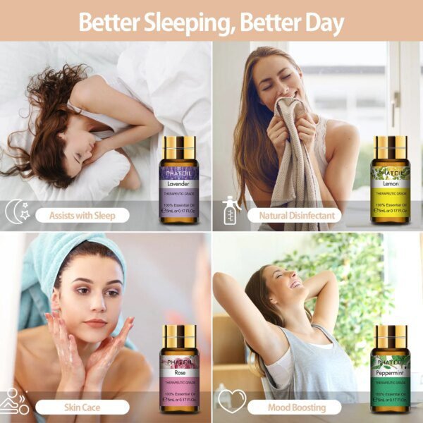 Coffret d’Huiles Essentielles Pures PHATOIL – 15 x 5 ml