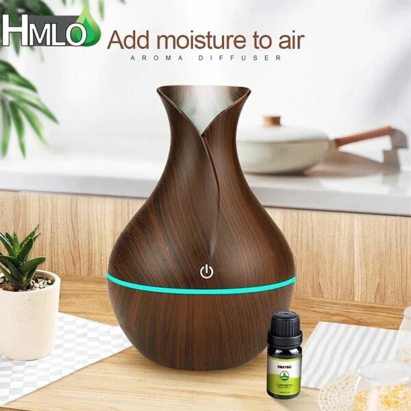 Humidificateur d’air Ultrason Portable USB – Diffuseur d’Huiles Essentielles