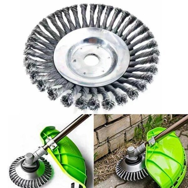 Coupe bordure à roue en acier, tondeuse à gazon