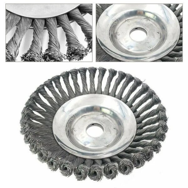 Coupe bordure à roue en acier, tondeuse à gazon