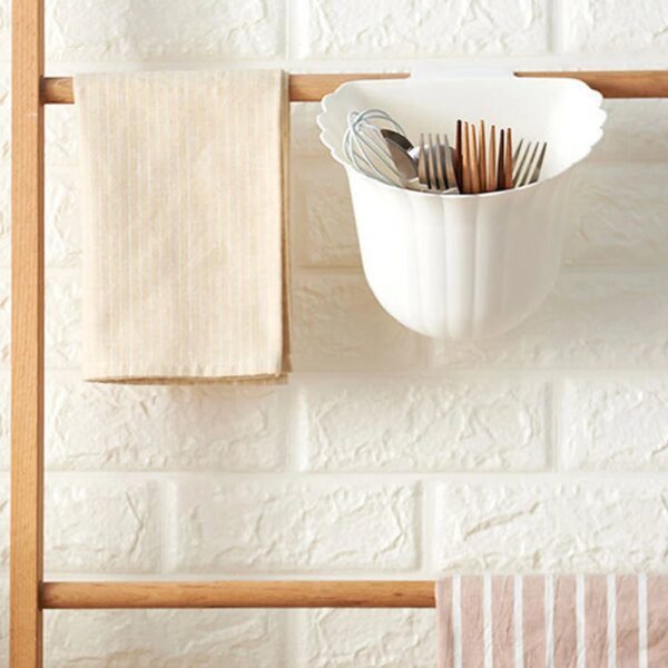 Poubelle Suspendue pour Porte d'Armoire – Corbeille Fleur JS22