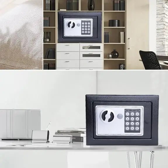 Coffre fort mural numérique, coffre-fort électronique ignifuge pour l'argent