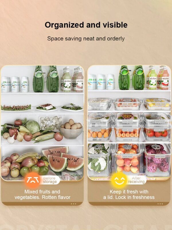 Boite de rangement scellée pour réfrigérateur