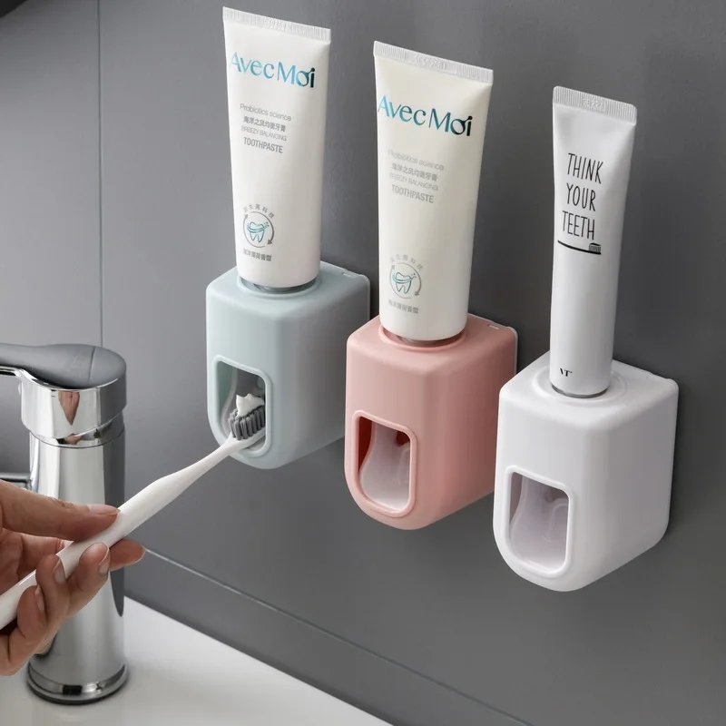 Distributeur Automatique de Dentifrice pour Salle de Bain, Presse-dent