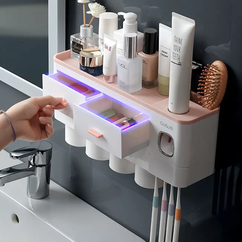 Distributeur automatique de dentifrice à absorption magnétique, ensemb