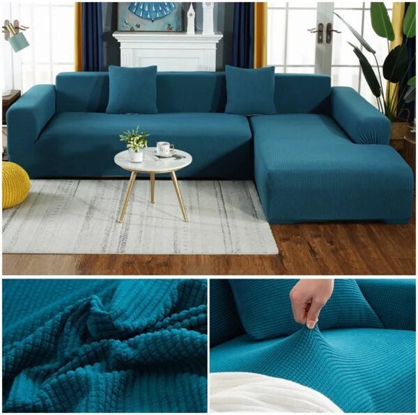 housse canapé d'angle extensible pour canapé et fauteuil