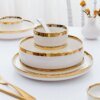Assiettes en porcelaine blanche, Service de table