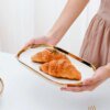 Assiettes en porcelaine blanche, Service de table