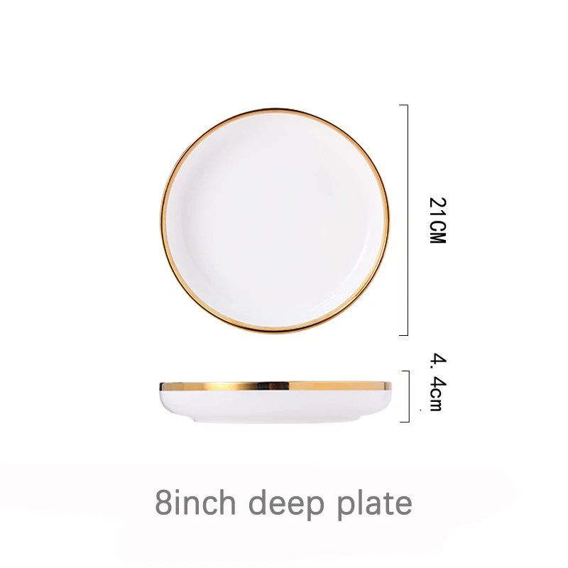 8inch deep plate