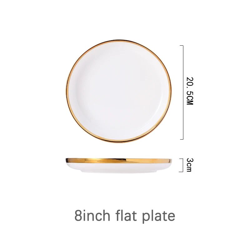 8inch flat plate