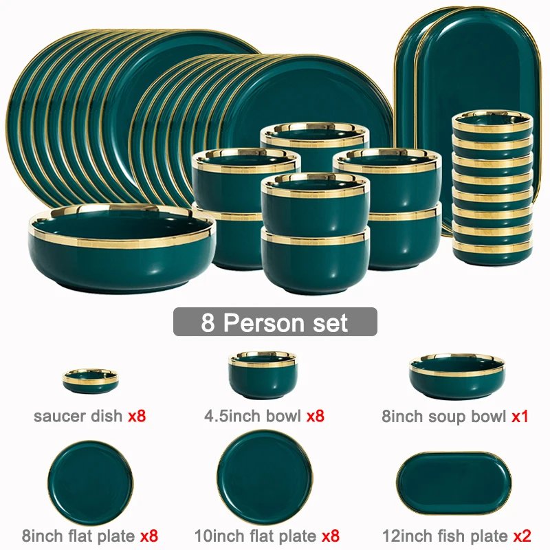 8 person set