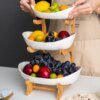panier a fruit en plastique à trois couches