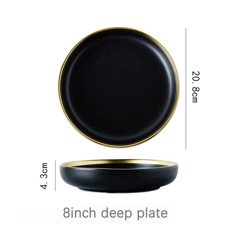 8inch deep plate