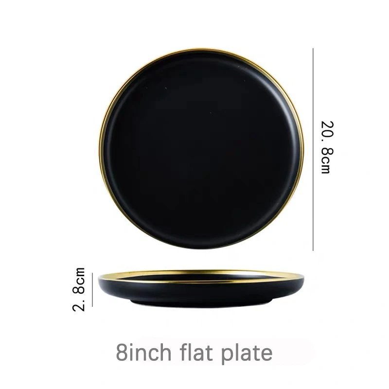 8inch flat plate