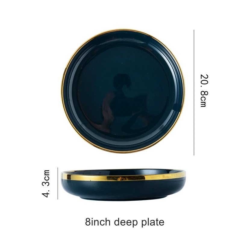 8inch deep plate