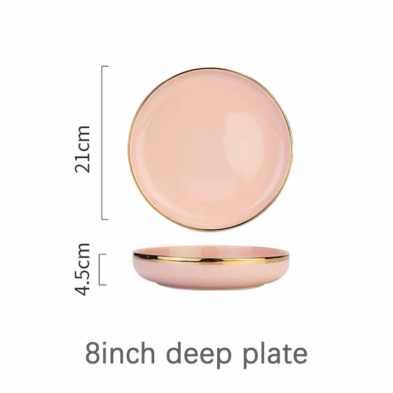 8 inch deep plate