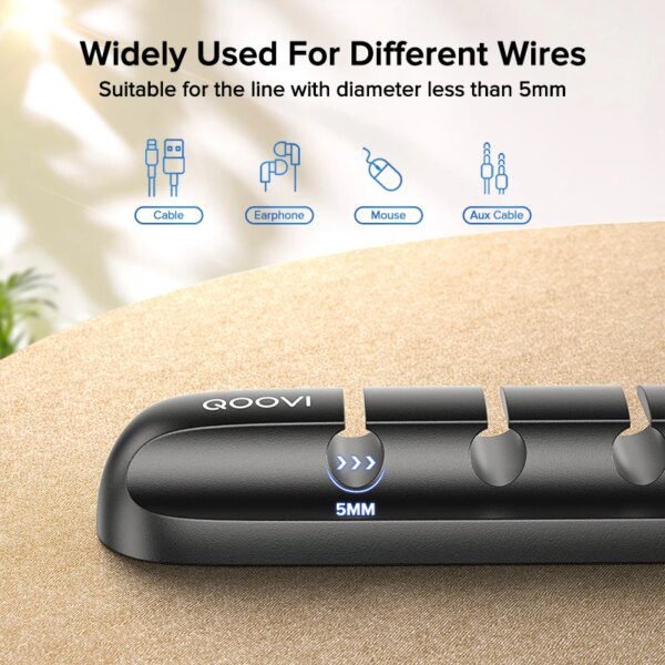 Enrouleur de Câble USB Flexible en Silicone – Organisateur de Câbles