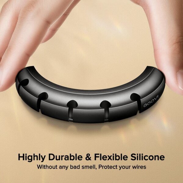 Enrouleur de Câble USB Flexible en Silicone – Organisateur de Câbles