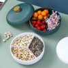 Plateau de stockage de nourriture assiette de fruit secs plateau de service