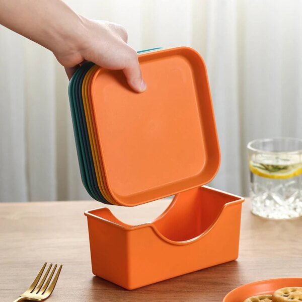 Assiette à Dessert en plastique pour Sauce ménagère
