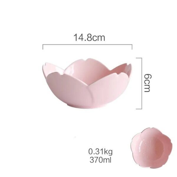 assiette japonaise Sakura en porcelaine