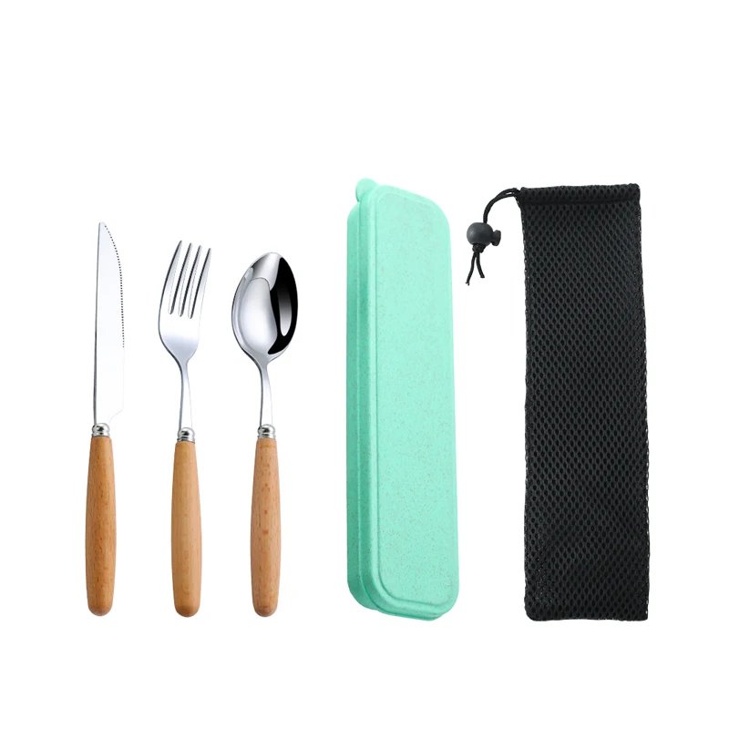Green Knife Set