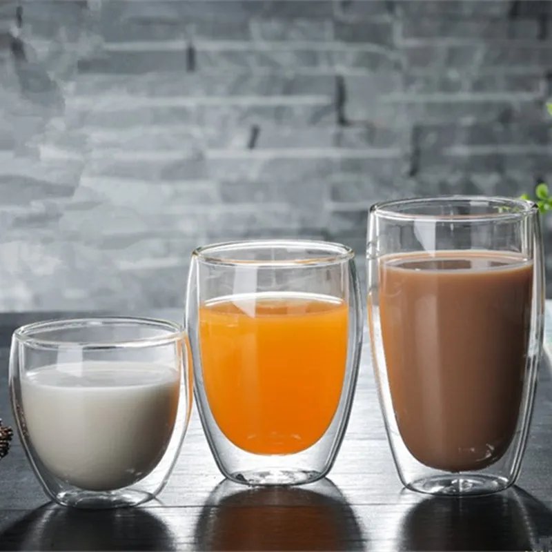 Verre transparent ustensile de — verre transparent double paroi | home20.fr