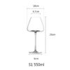 verre à vin rouge de 500 à 600Ml, niveau de Collection