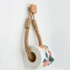Porte Papier Toilette Corde Chanvre – Sans Perçage – Style Bohème
