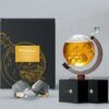 coffret verre à whisky , carafe à vin globe, verre en cristal
