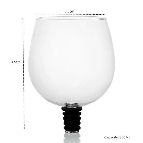 Verre à vin en verre transparent, tasse à boire en cristal, boisson à verser directement, fournitures ménagères, cuisine