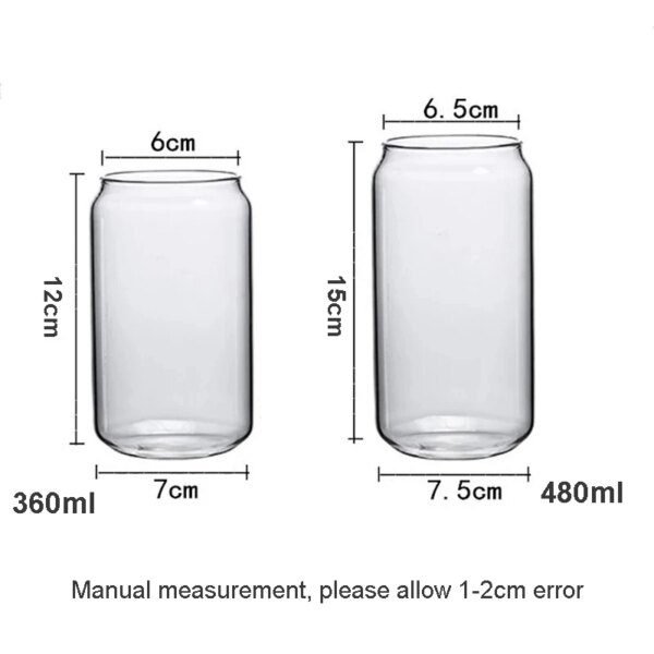 Gobelet en verre avec Couvercle en Bambou et Paille