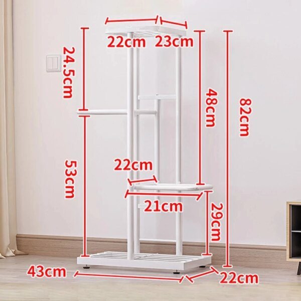 support de plante en Pot, 4 niveaux 5, pour jardin d'intérieur