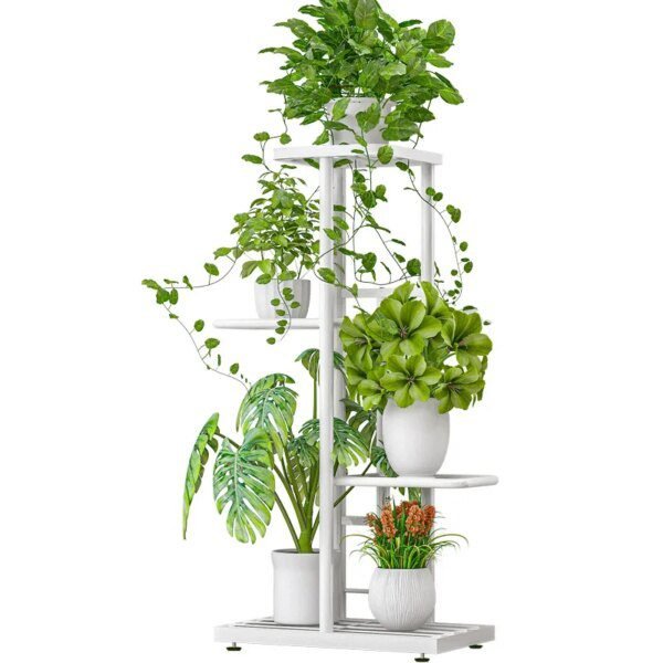support de plante en Pot, 4 niveaux 5, pour jardin d'intérieur