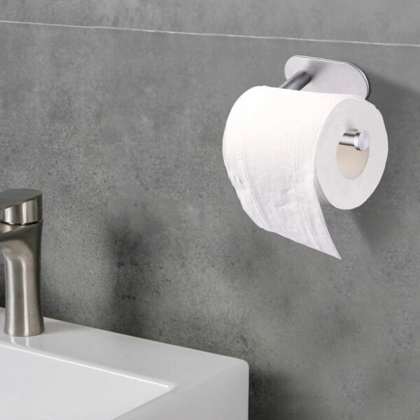 porte papier toilette original en Acier Inoxydable