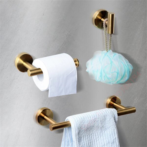 support de papier toilette, noir et argent, accessoires de salle de bain, WC , sous l'armoire