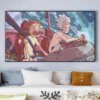 peinture rick et morty, impressions d'art mural, décoration de chambre à coucher, couloir, cadeau pour enfants