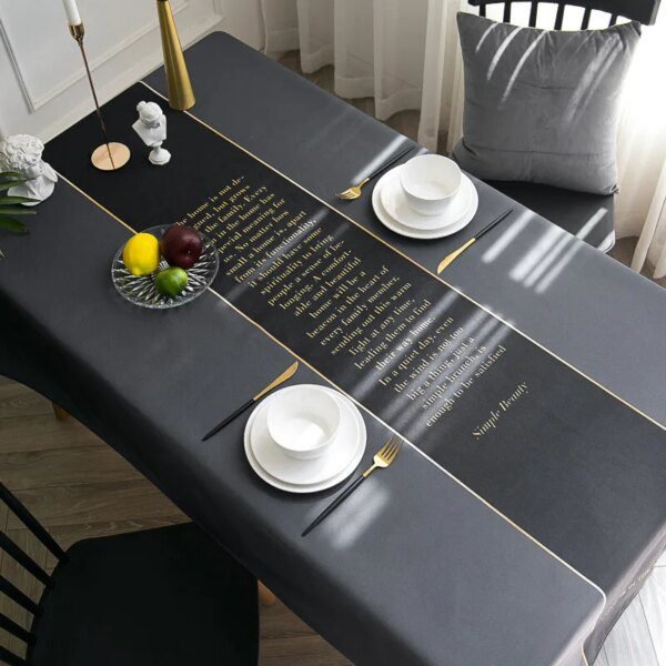 Nappe de table basse nordique, minimaliste et moderne