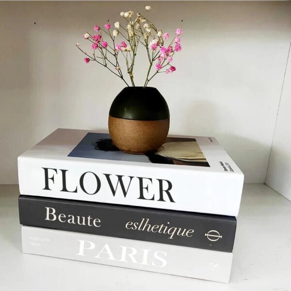 Faux Livre deco à la Mode pour la Décoration de la Maison