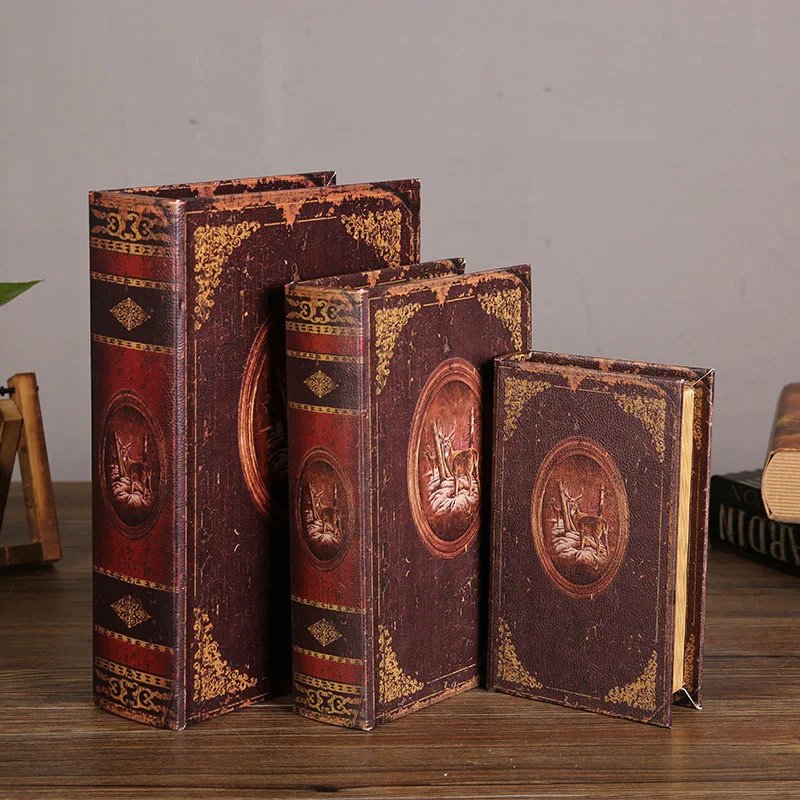 faux livre deco rétro