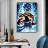 Peinture sur toile de Goku Vegeta