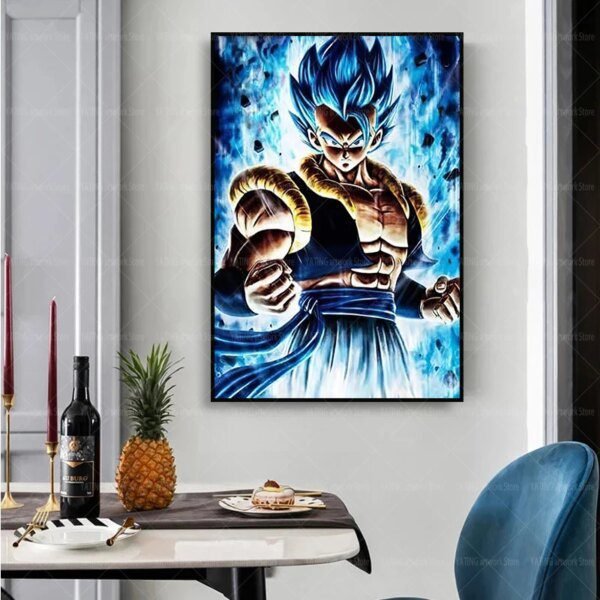 Peinture sur toile de Goku Vegeta